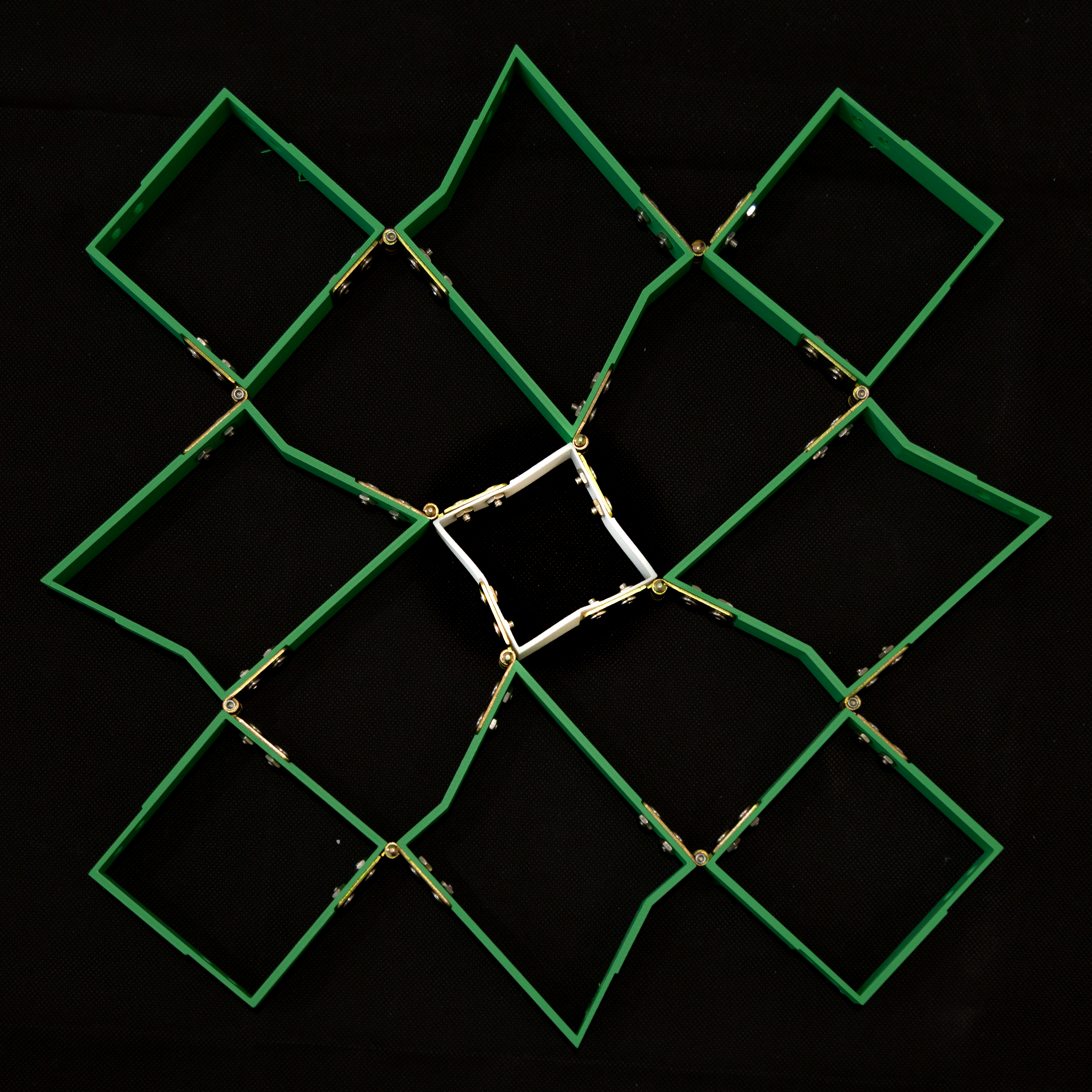 Multi-stable auxetic kirigami metamaterial prototype